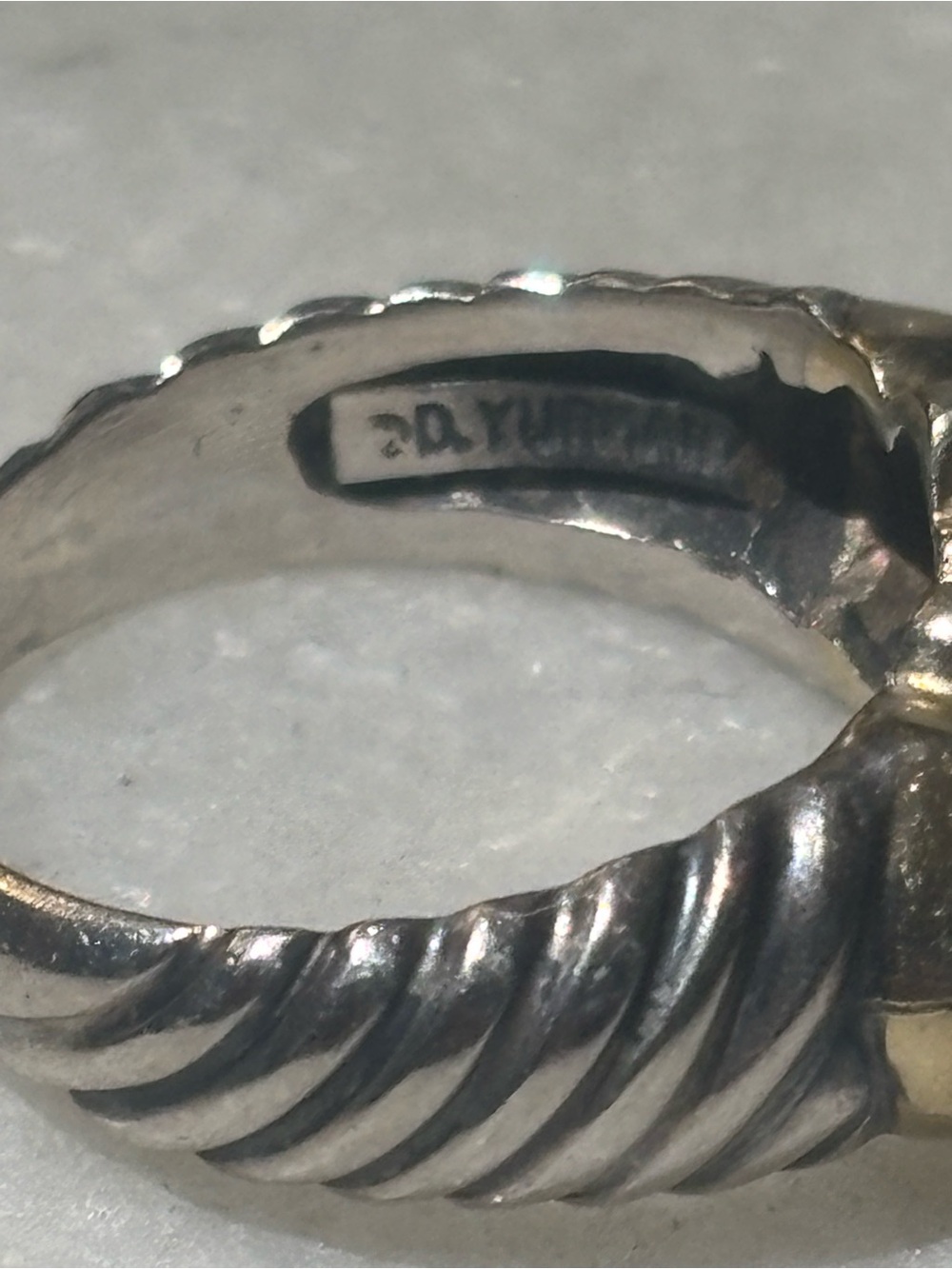 David Yurman Amethyst & Dyed Chalcedony
Renaissance Ring - Picture 7 of 9